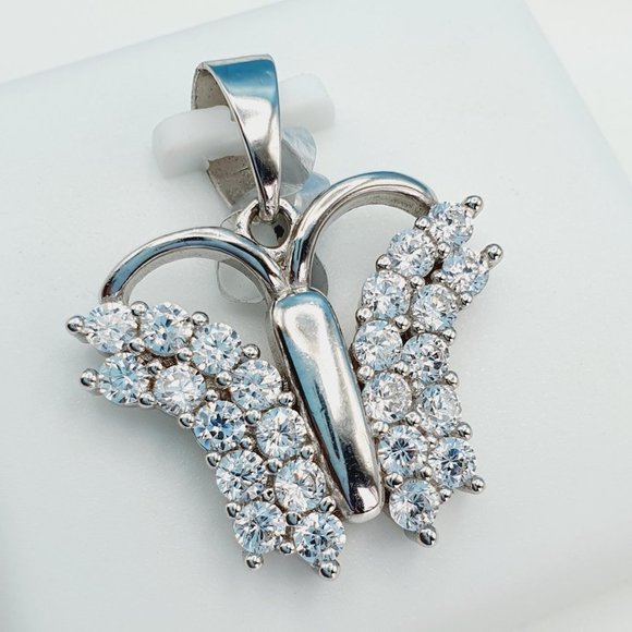 "925 Sterling Silver Cubic Zirconia Pendant, U19254761 - Picture 2 of 11